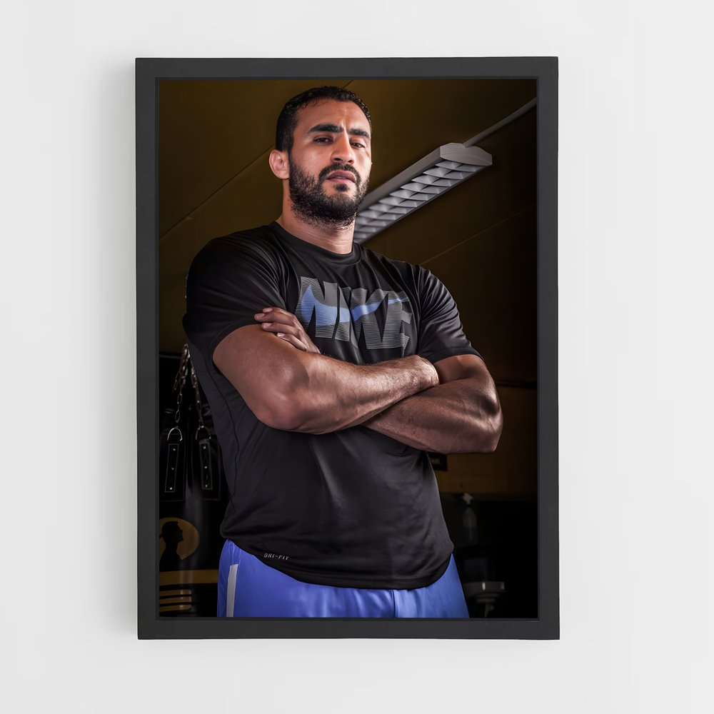 Poster Badr de hari – affiche Kick-boxing (vue 2)